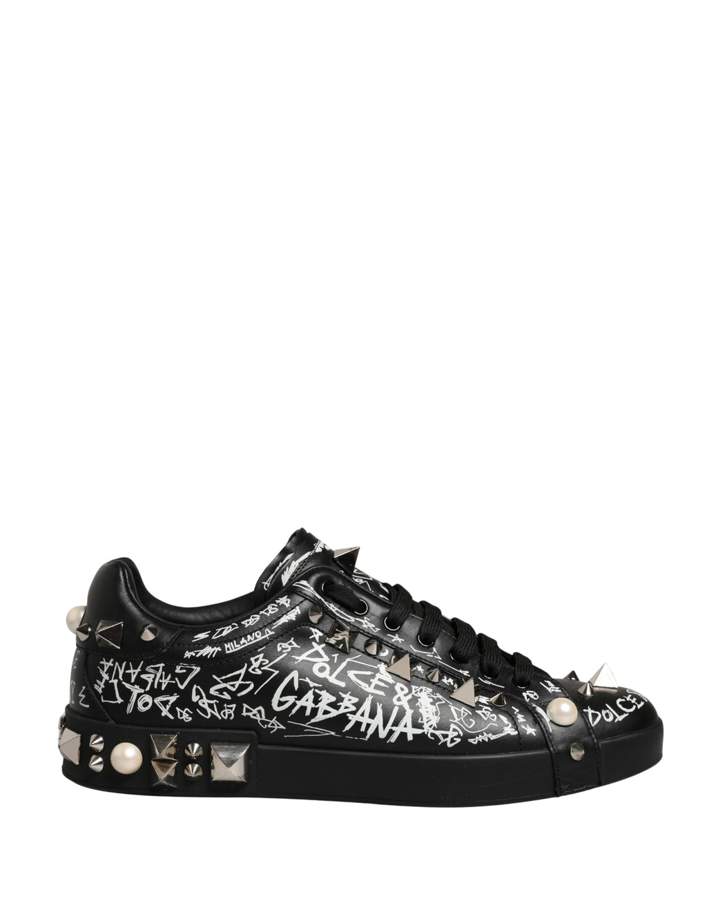 Dolce & Gabbana Black Low Top Sneakers for Men