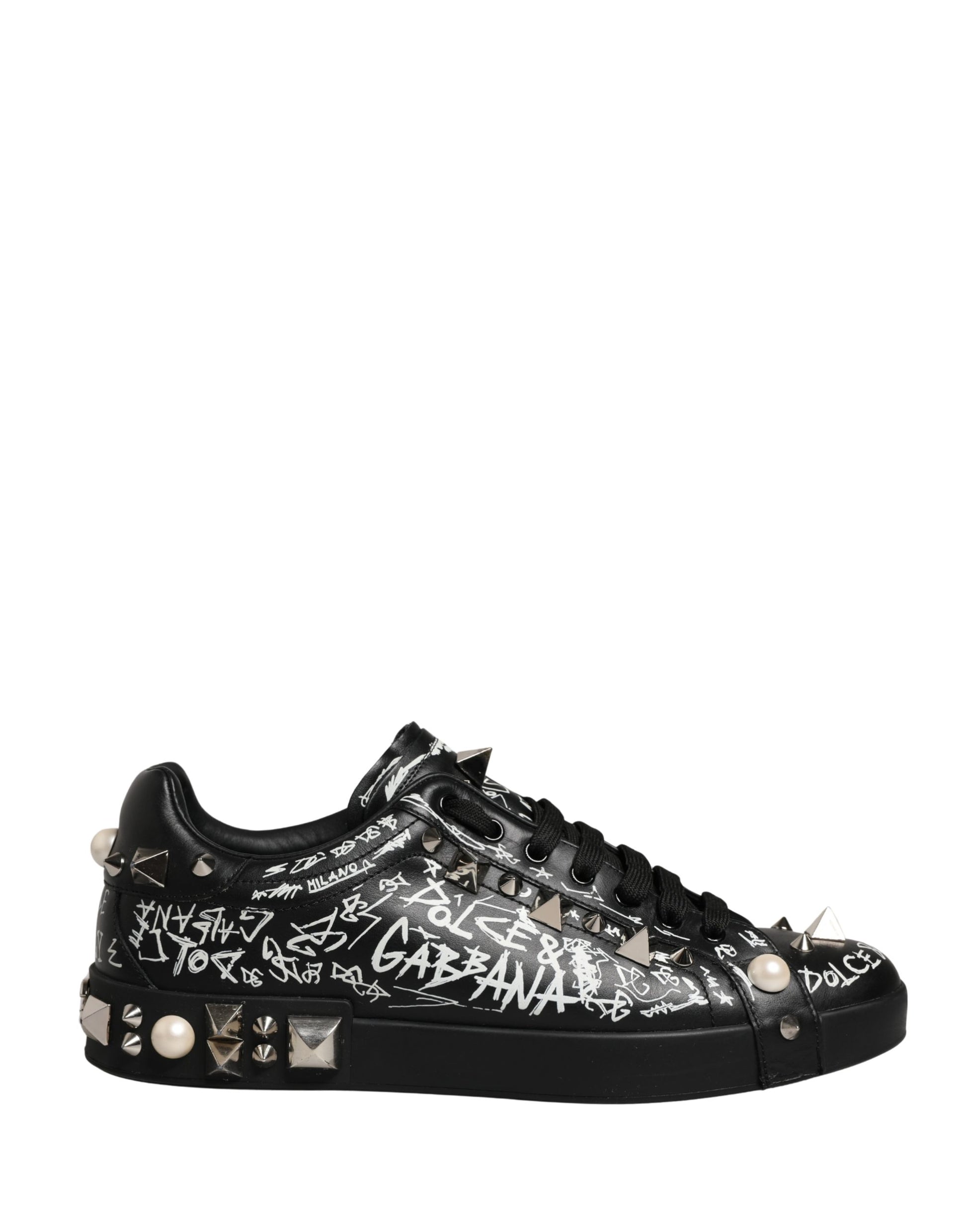 Dolce & Gabbana Black Low Top Sneakers for Men alternate view