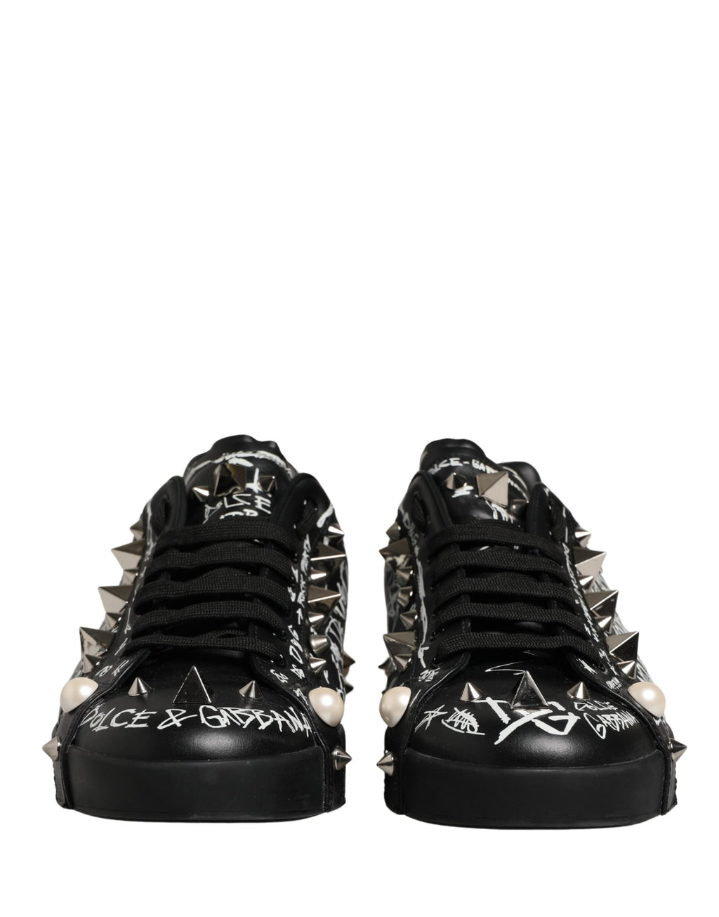 Dolce & Gabbana Black Low Top Sneakers for Men detail view