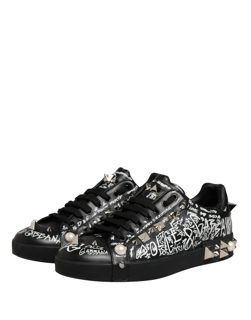 Dolce & Gabbana Black Low Top Sneakers for Men additional view