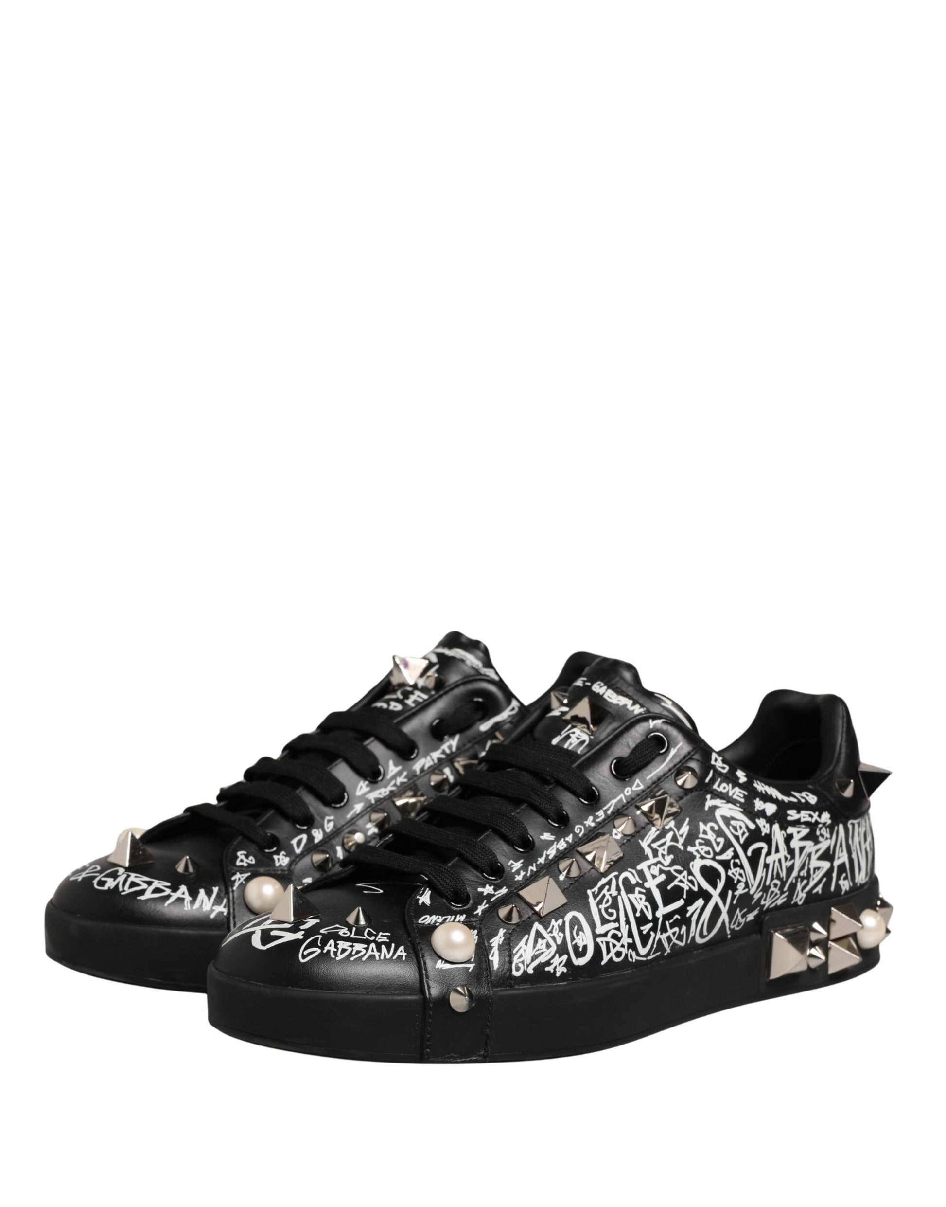 Dolce & Gabbana Black Low Top Sneakers for Men additional view