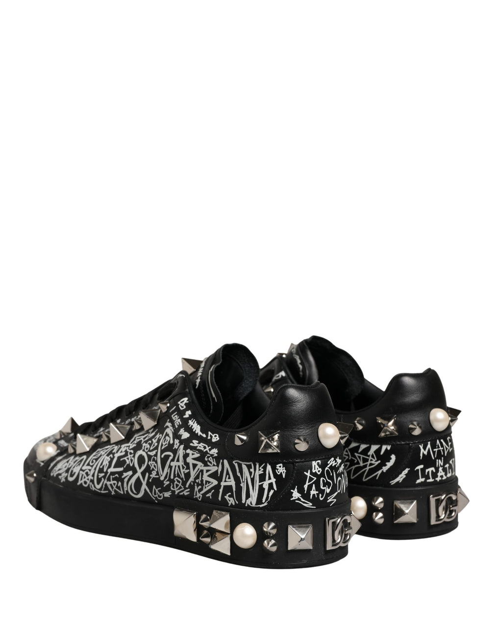 Dolce & Gabbana Black Low Top Sneakers for Men additional view