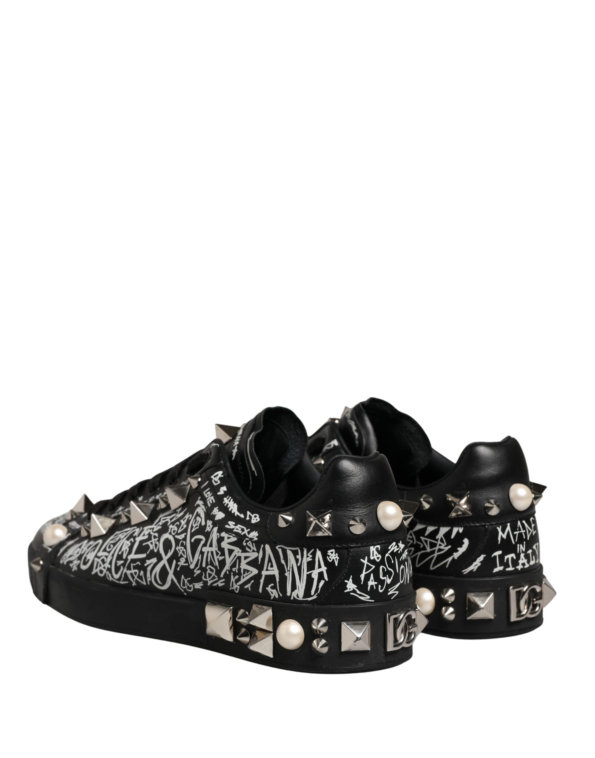 Dolce & Gabbana Black Low Top Sneakers for Men additional view