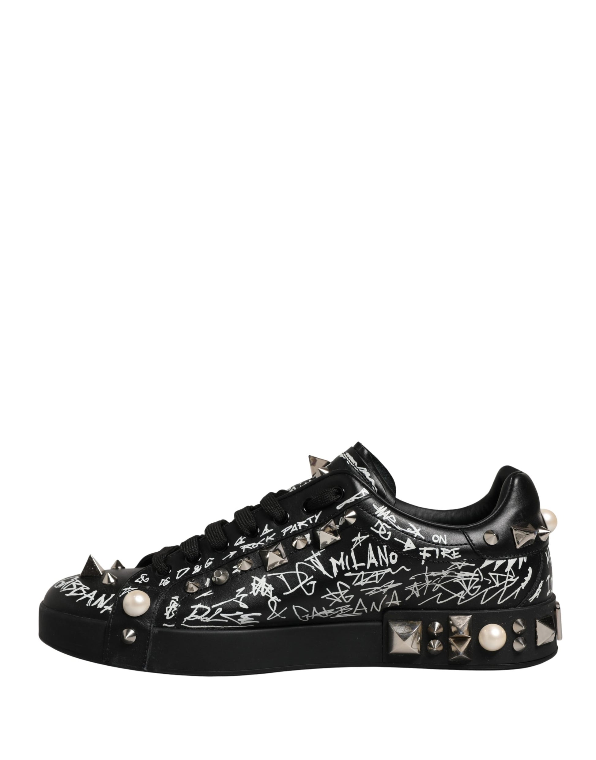 Dolce & Gabbana Black Low Top Sneakers for Men additional view