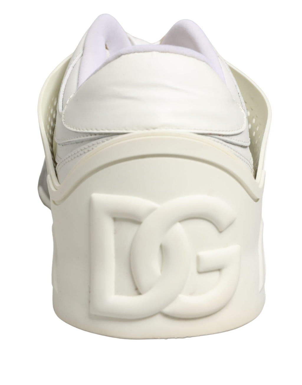 Dolce & Gabbana White Low Top Sneakers for Men side view