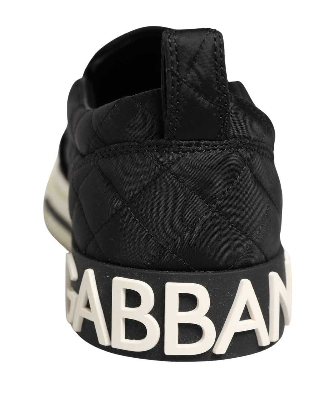 Dolce & Gabbana Black Low Top Sneakers for Women side view