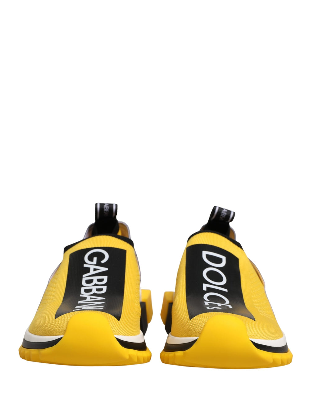Dolce & Gabbana Yellow Low Top Sneakers for Women detail view