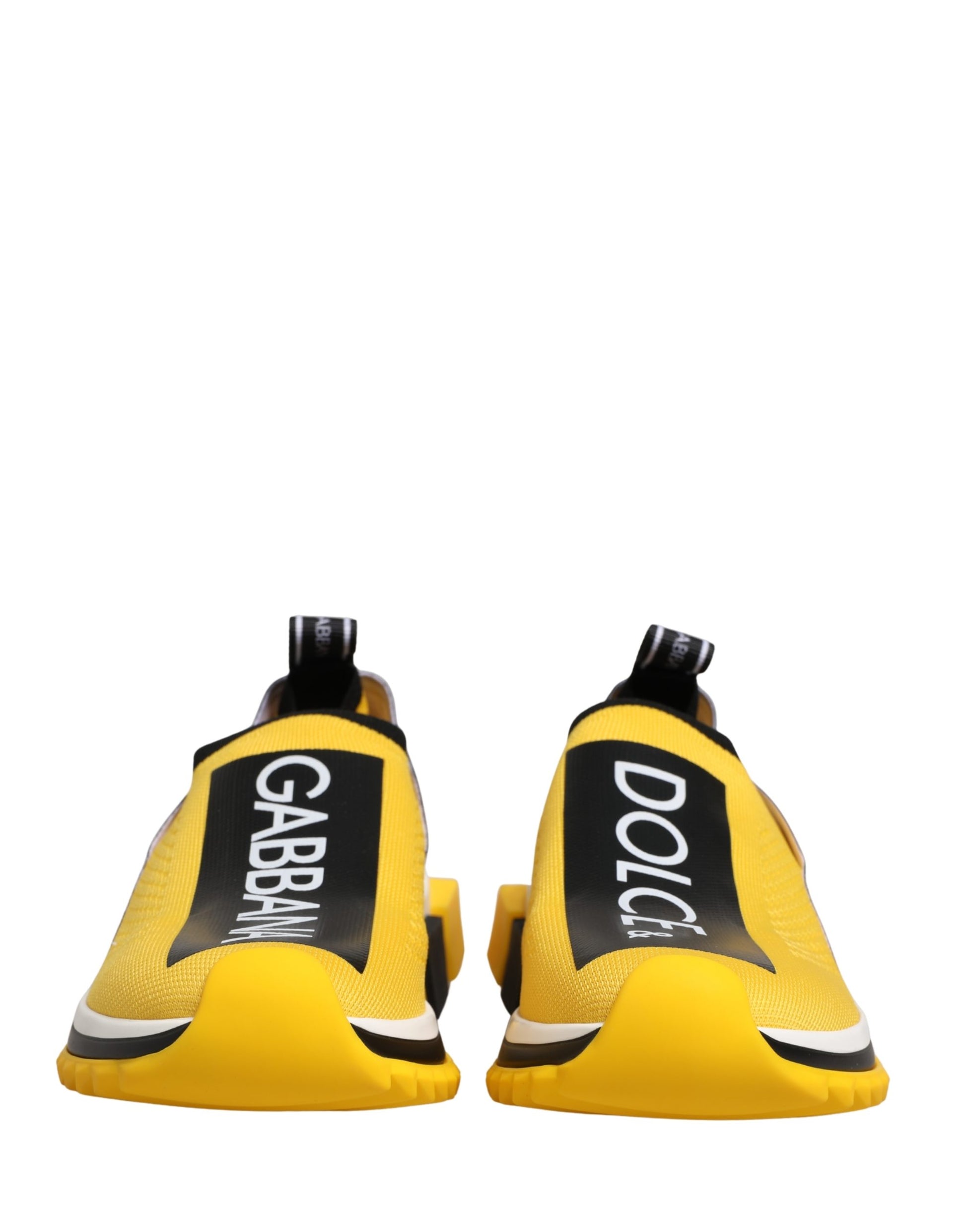 Dolce & Gabbana Yellow Low Top Sneakers for Women detail view