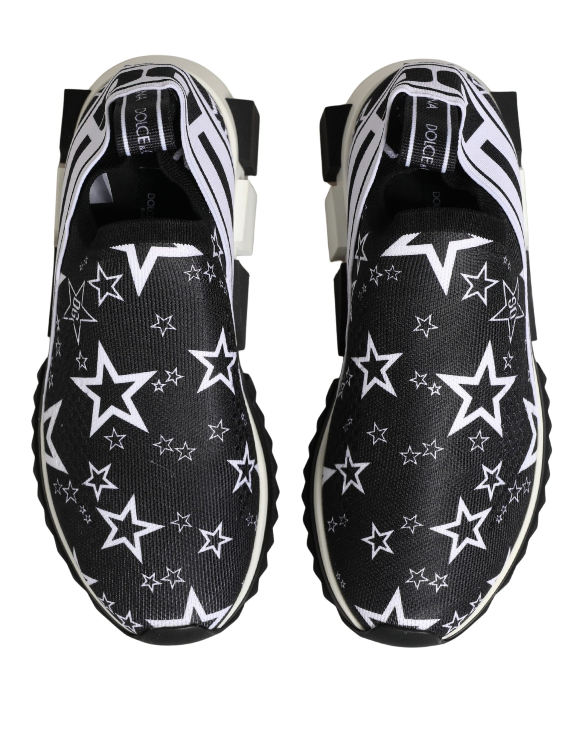 Dolce & Gabbana Black Athletic Sneakers for Women side view
