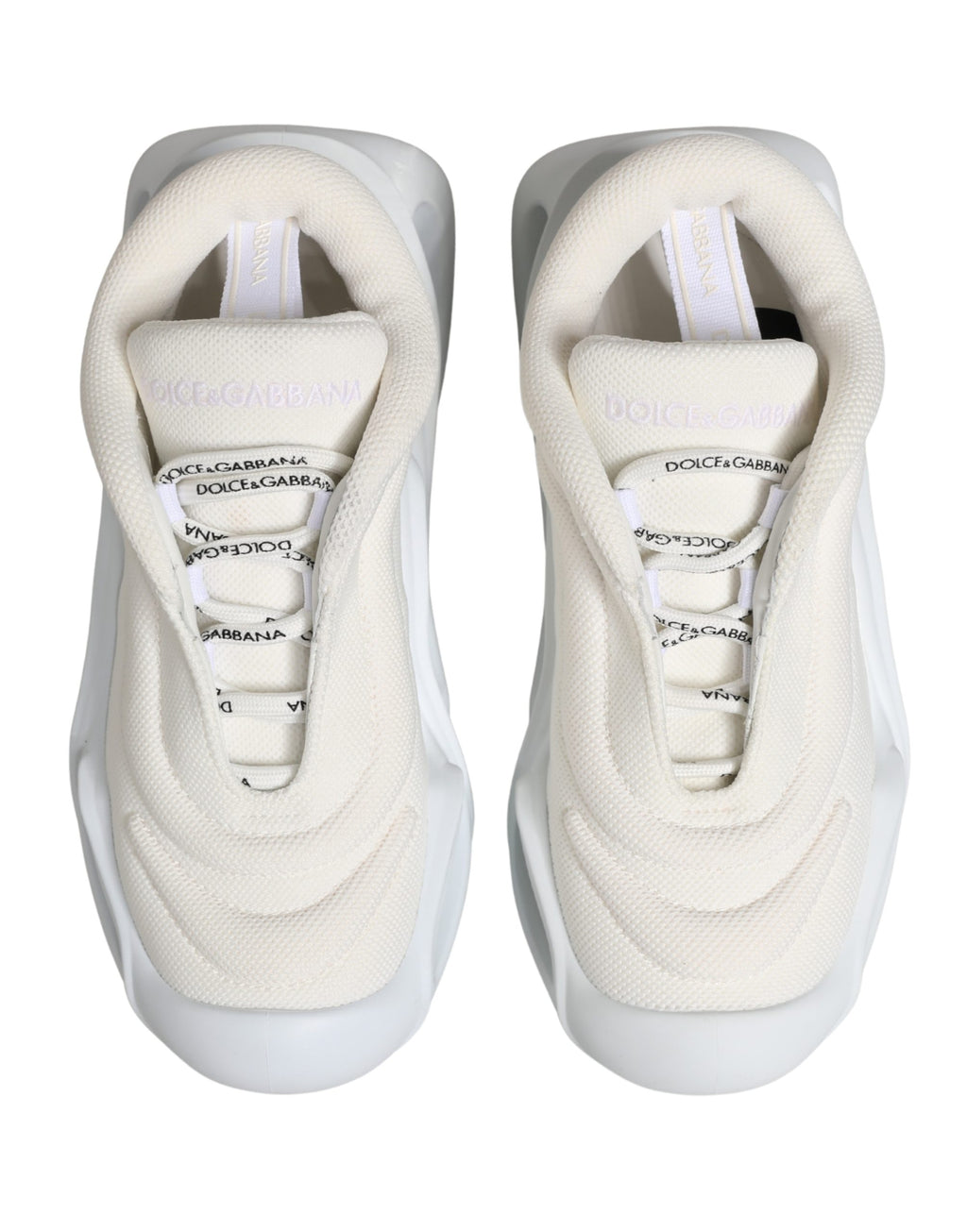 Dolce & Gabbana White Chunky Sneakers for Women side view