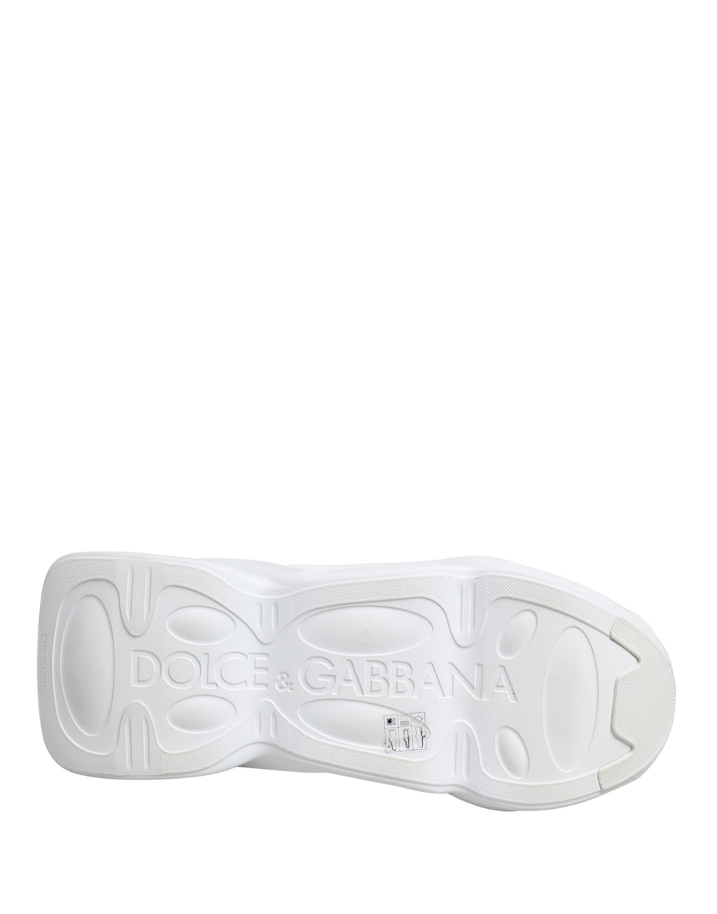Chaussures Baskets Basses à Enfiler Blanches Dolce & Gabbana Wave