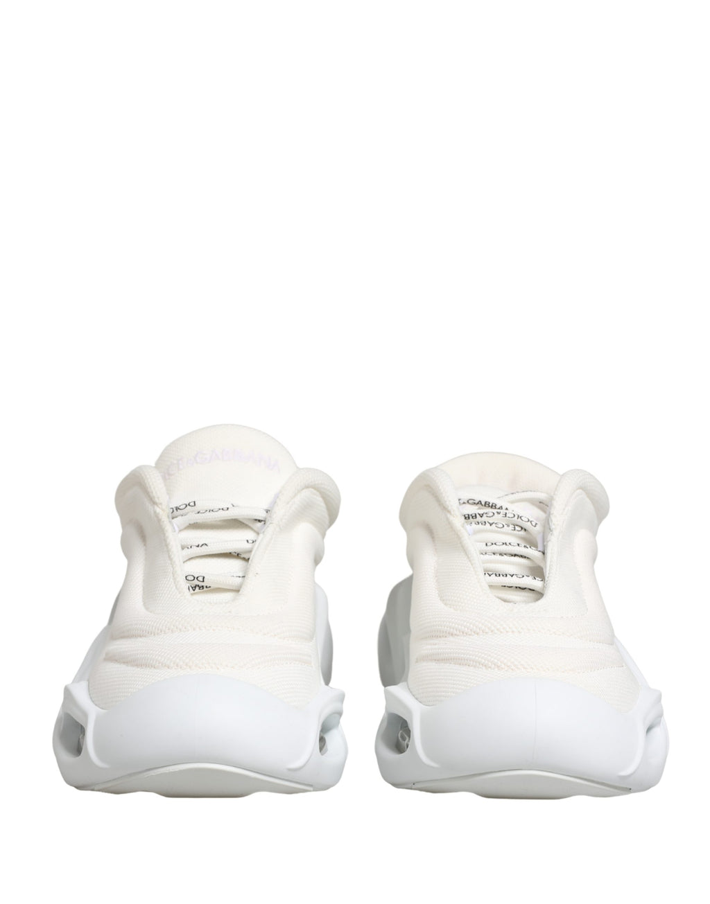 Chaussures Baskets Basses à Enfiler Blanches Dolce & Gabbana Wave