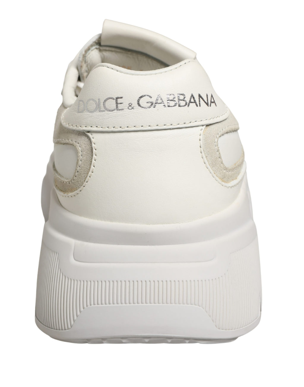Chaussures Baskets Basses en Cuir Blanc Daymaster Dolce & Gabbana