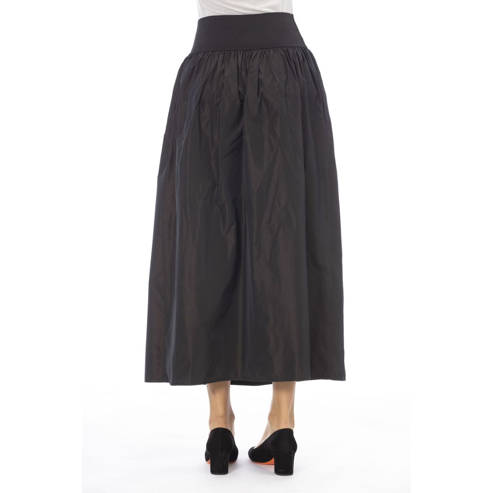 Alpha Studio Brown Long Skirt for Women detail view