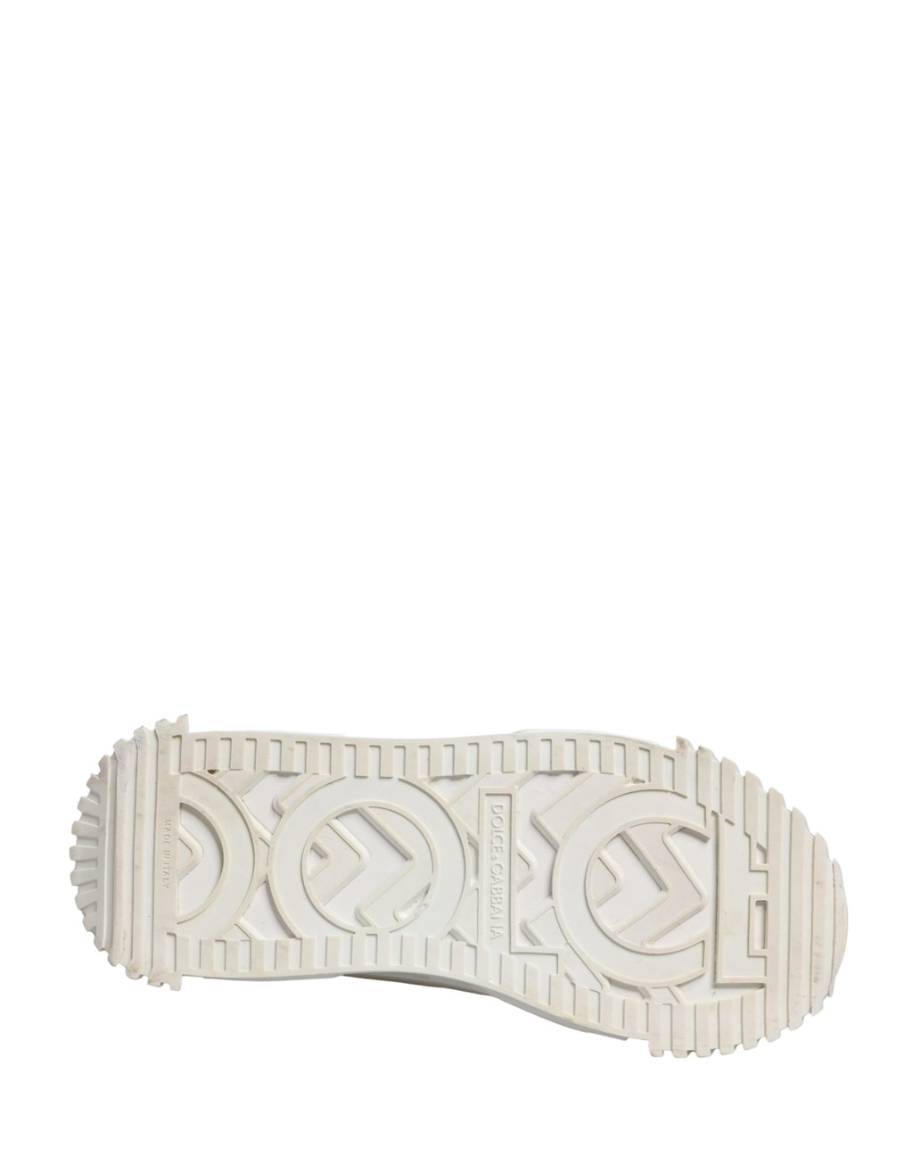 Dolce & Gabbana White Low Top Sneakers for Women side view