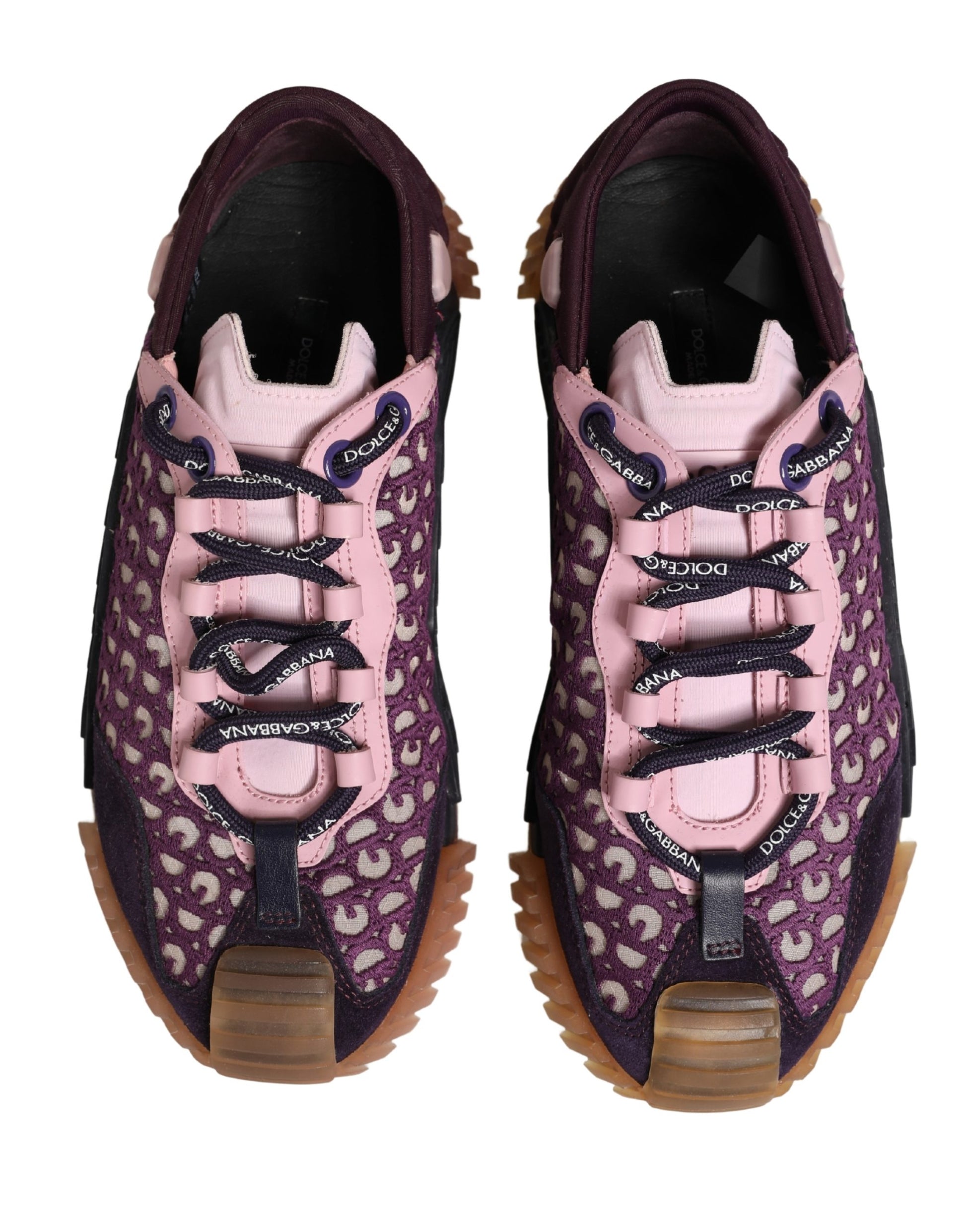 Dolce & Gabbana Multicolor Logo Low Top NS1 Sneakers Shoes