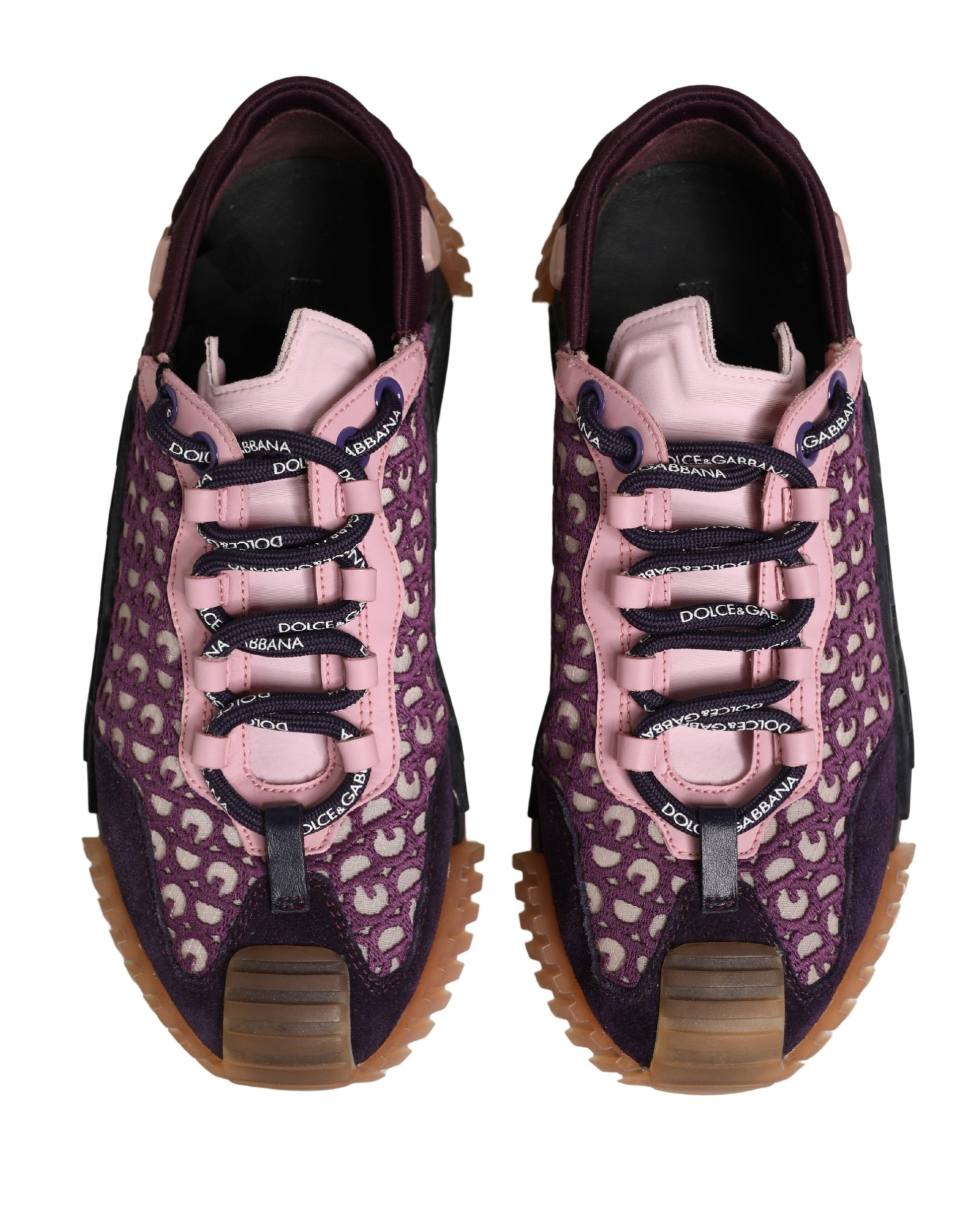 Dolce & Gabbana Multicolor Logo Low Top NS1 Sneakers Shoes