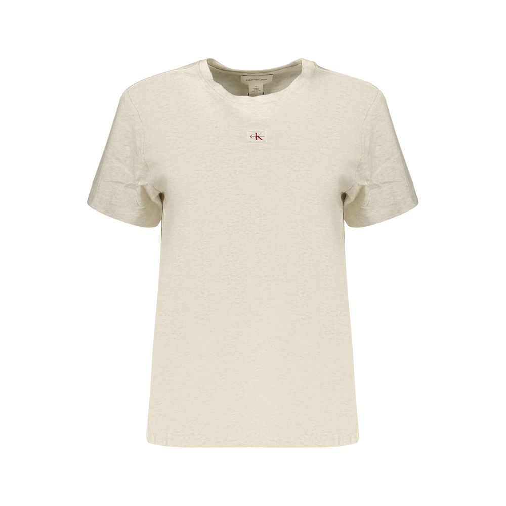 Calvin Klein Gray Cotton Women's T-Shirt