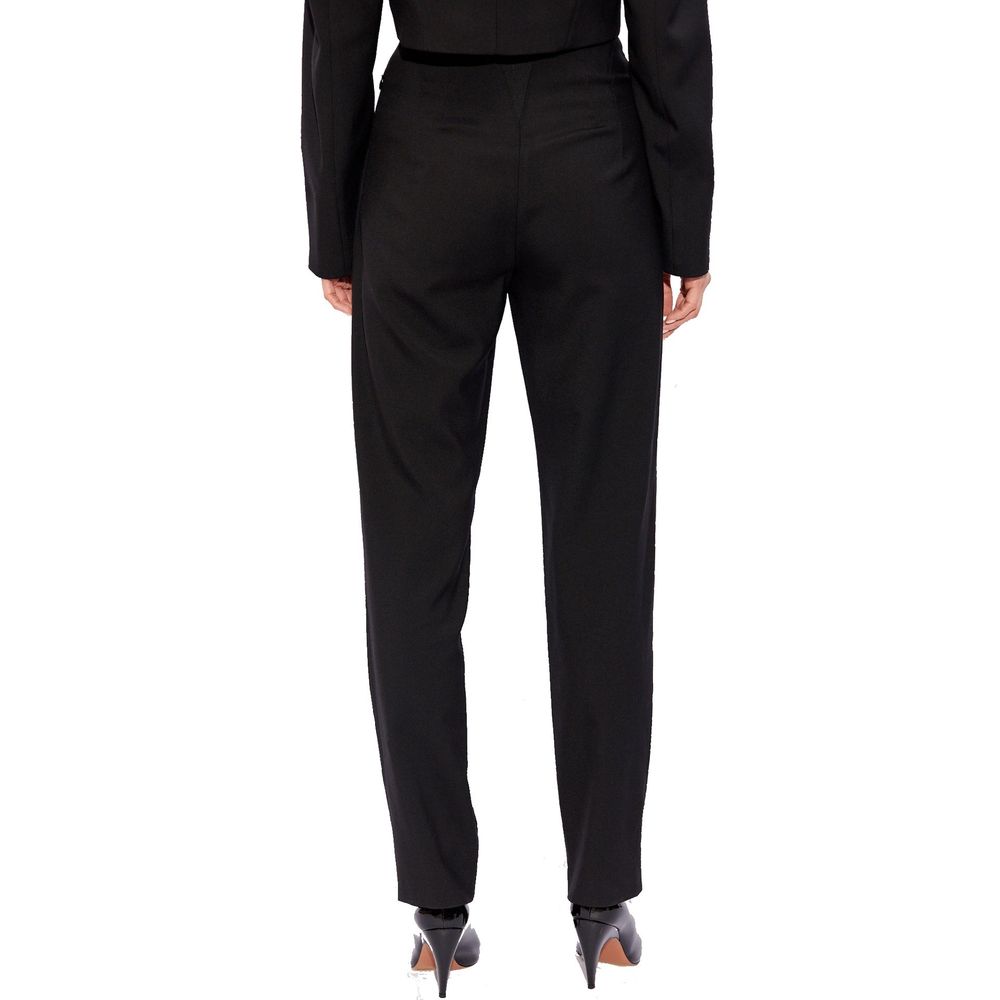 Pantalon Alaïa en élasthanne noir