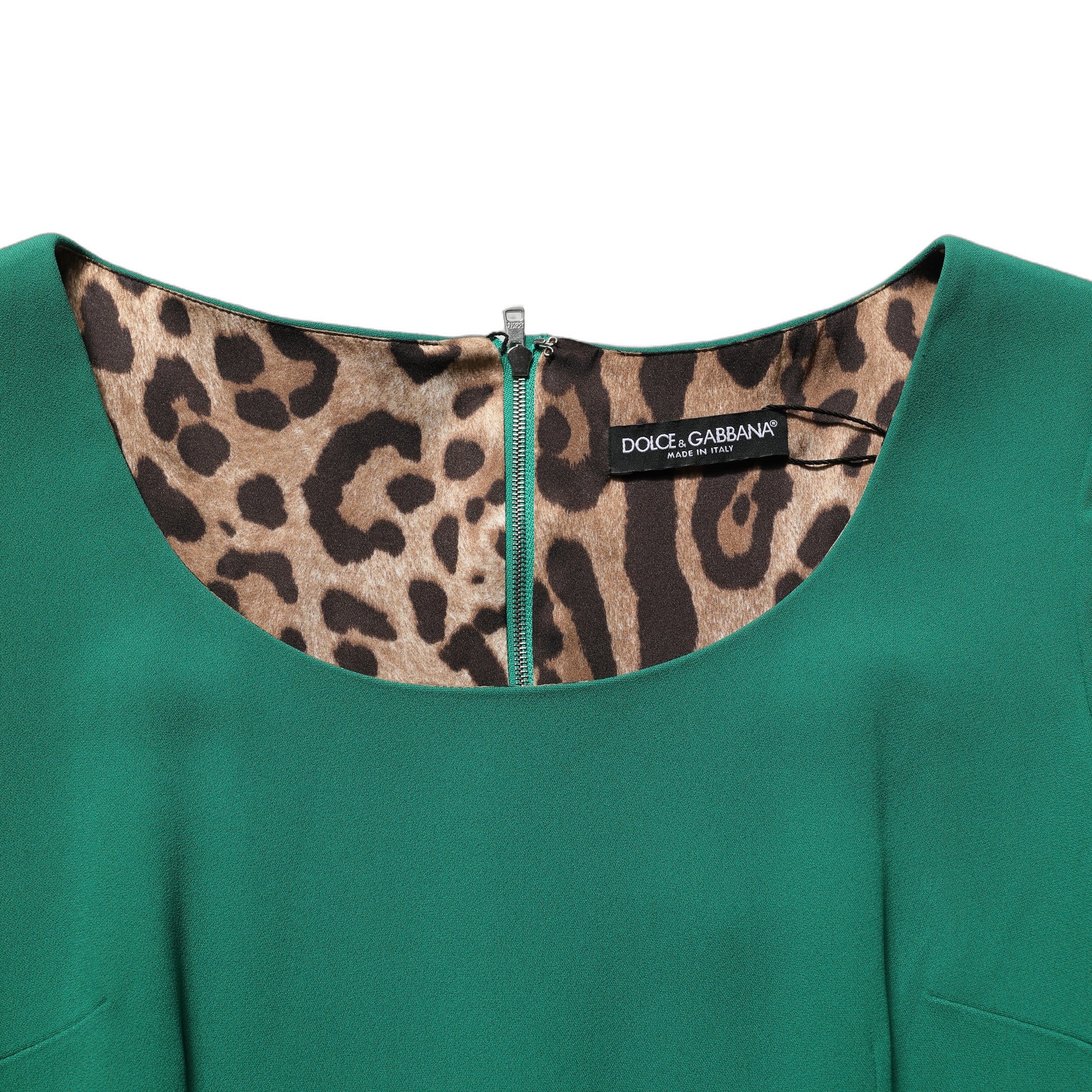 Dolce & Gabbana Green Midi Dress for Women additional view