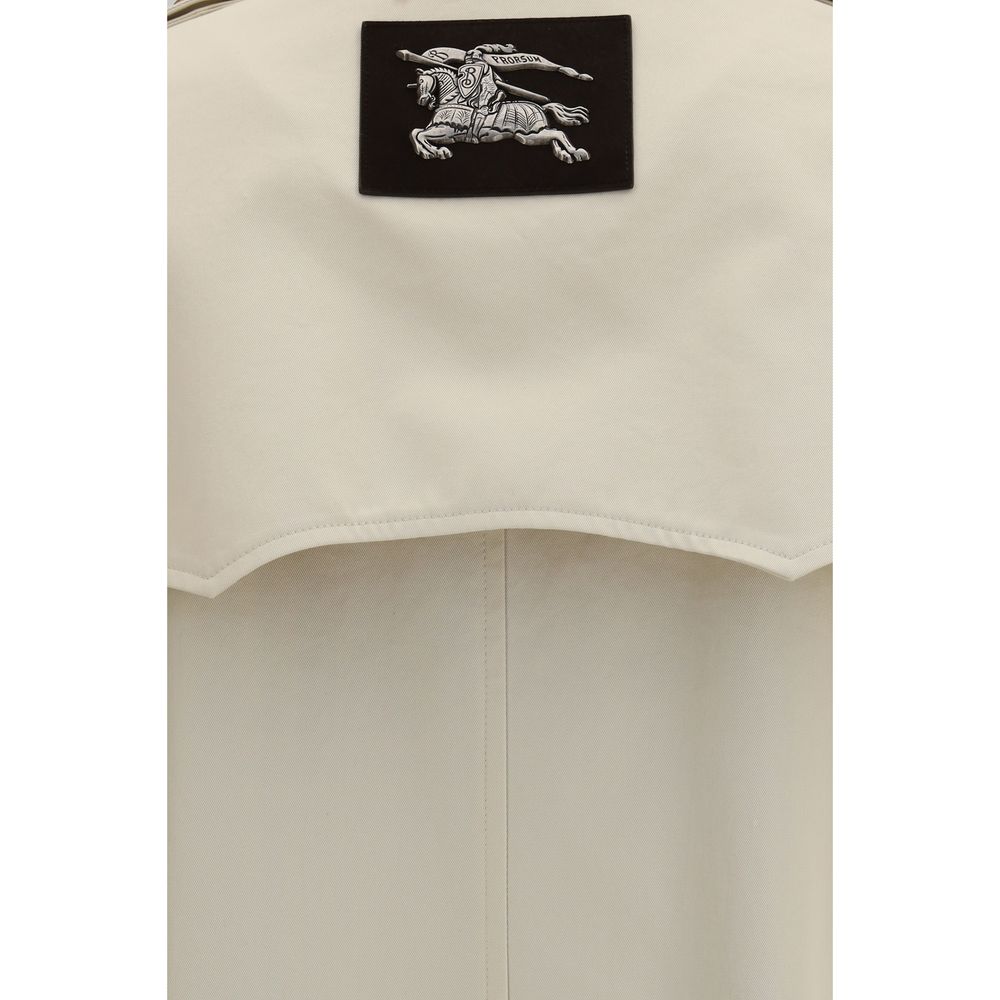 Trench-coat en coton beige Burberry