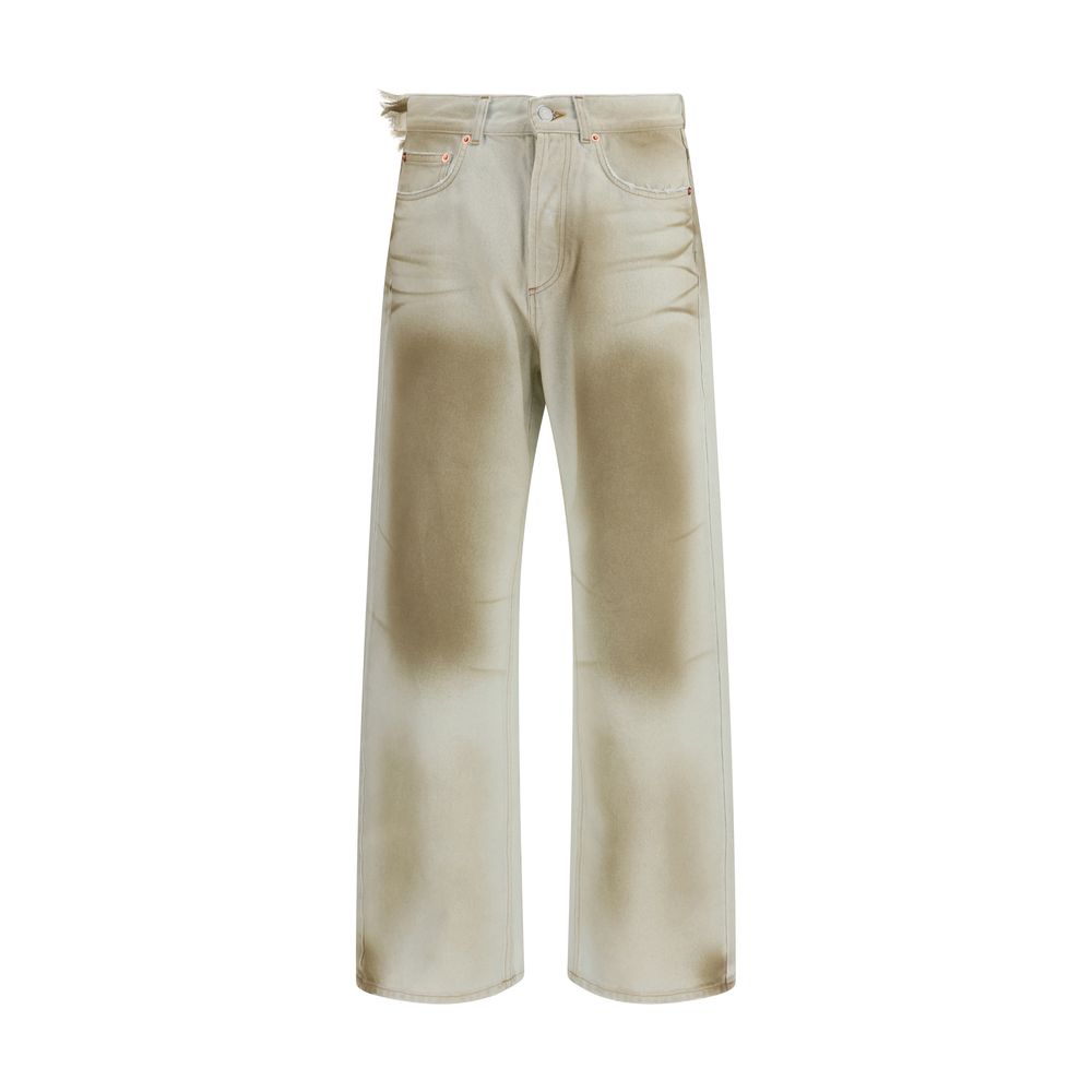Magliano Jean en denim de coton beige