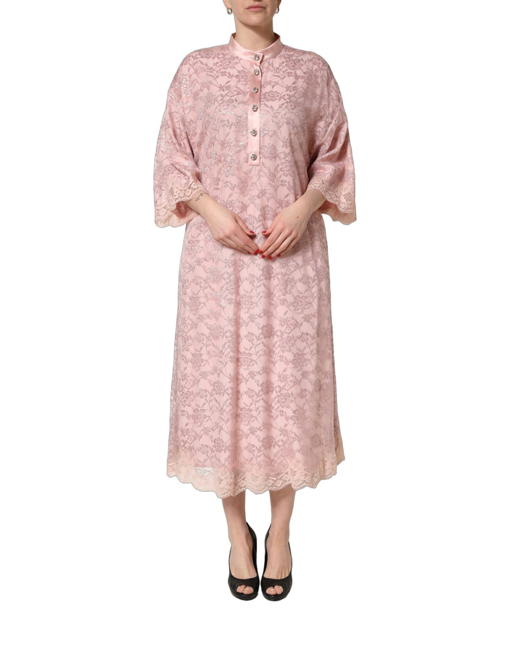 Dolce & Gabbana Pink Midi Dress for Women alternate view