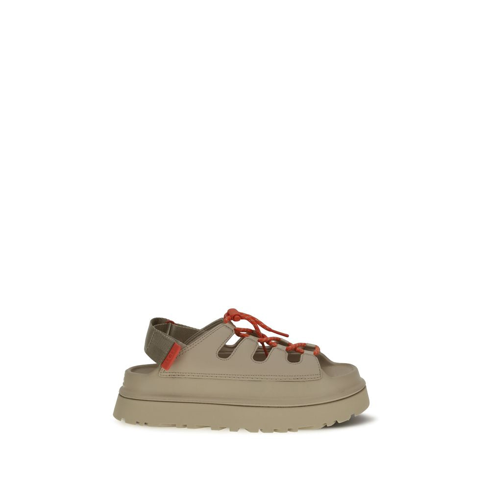 Sandales compensées UGG beiges en polyuréthane