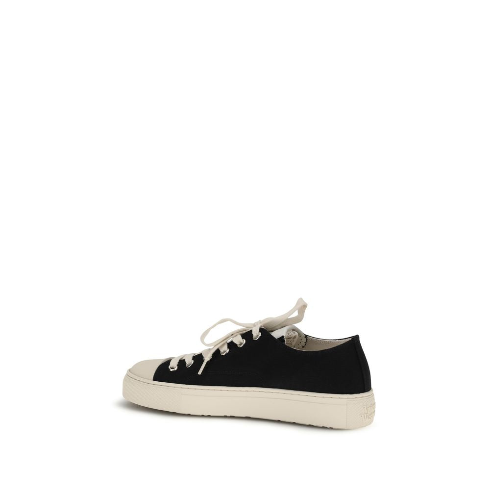 Baskets basses en tissu noir Vivienne Westwood
