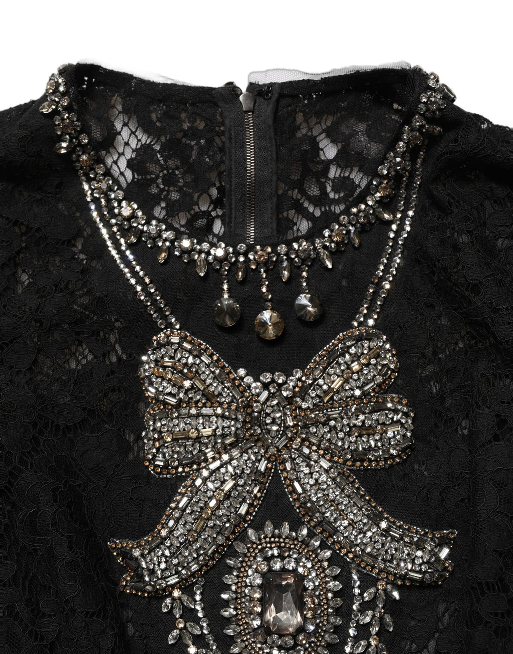 Dolce & Gabbana Black Midi Dress for Women additional view
