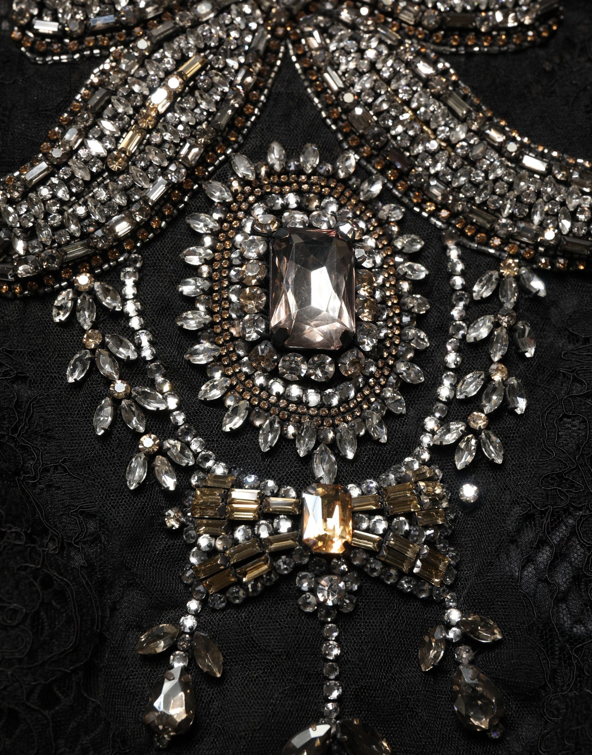 Dolce & Gabbana Black Midi Dress for Women additional view