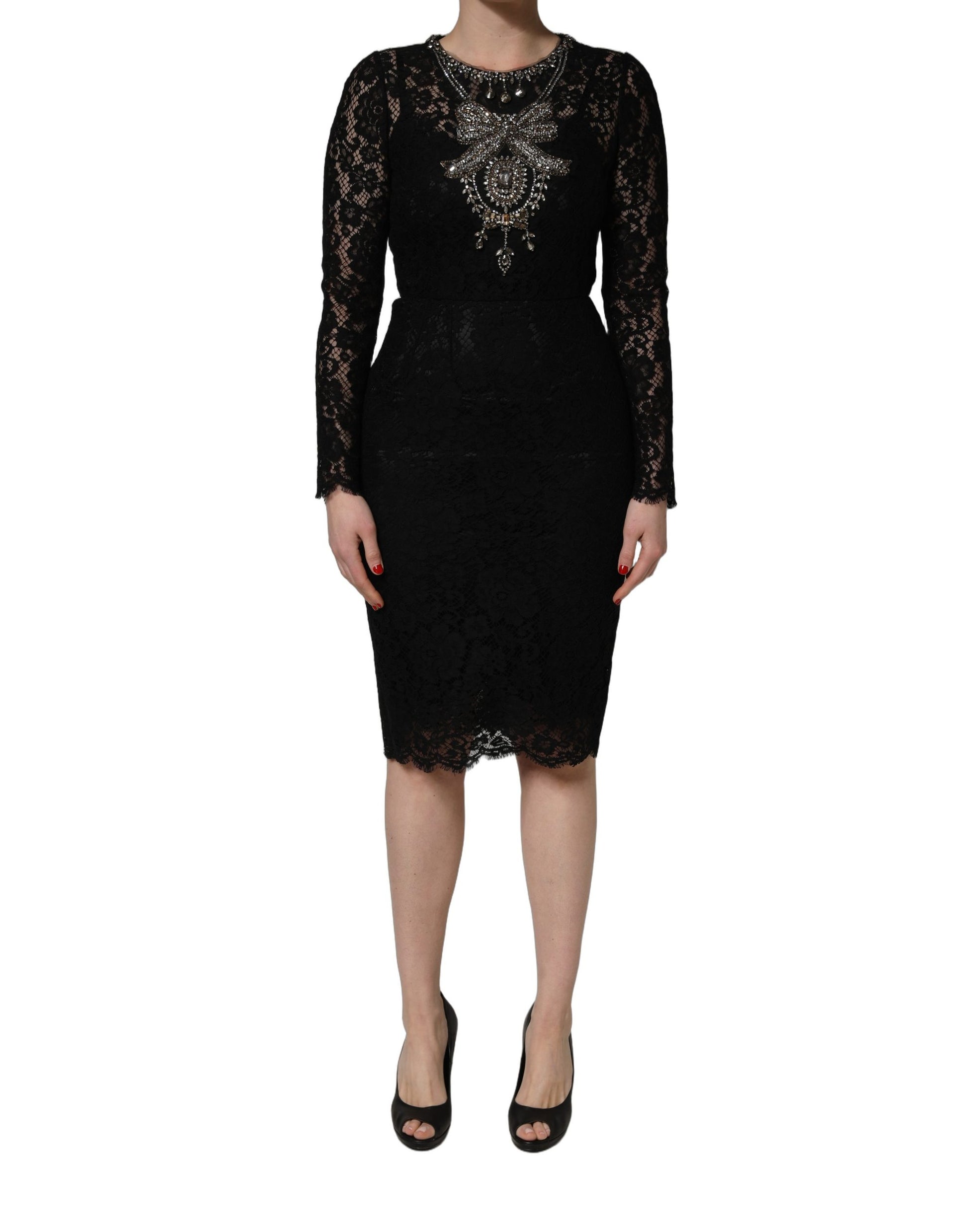 Dolce & Gabbana Black Midi Dress for Women