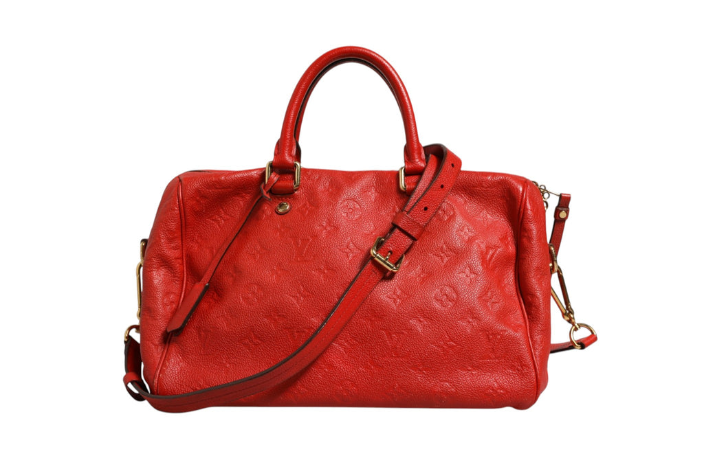Louis Vuitton Red Handbag for Women side view