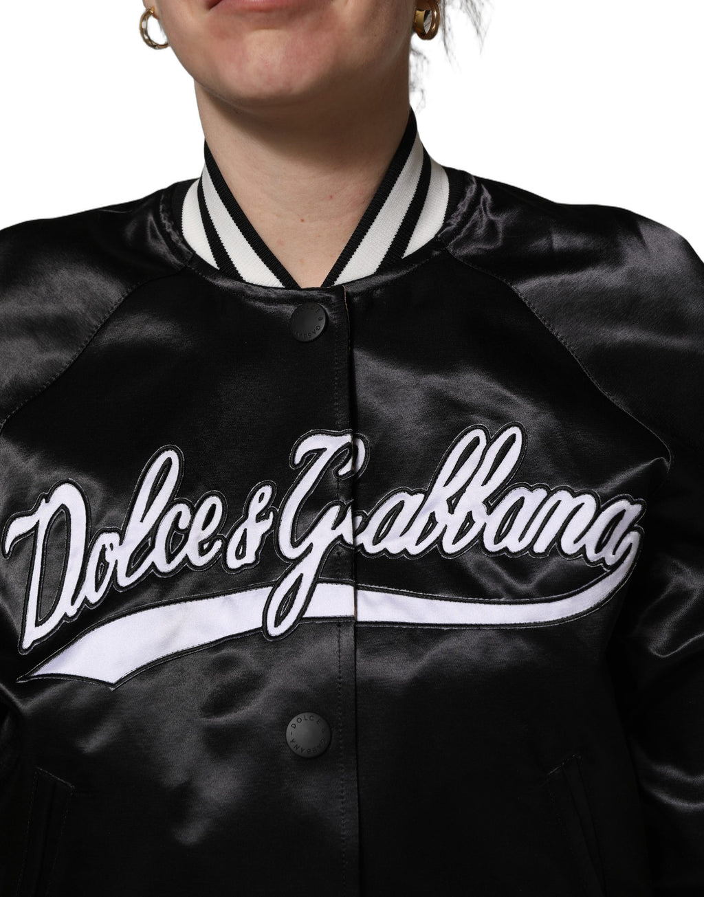 Dolce & Gabbana Black Bomber for Women additional view