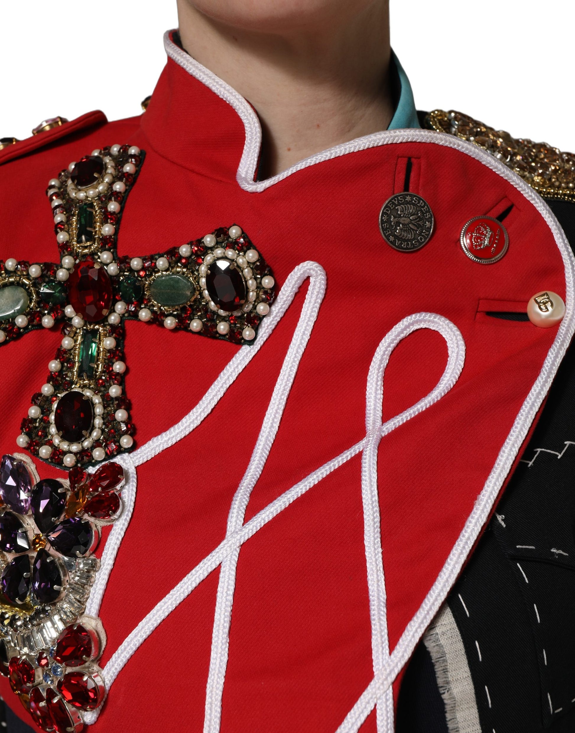 Dolce & Gabbana Multicolor Coat for Women additional view