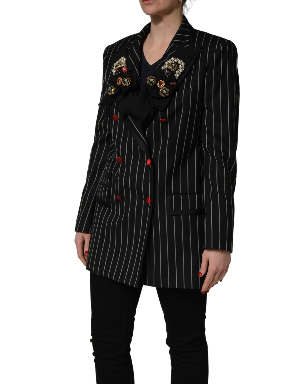 Dolce & Gabbana Black Coat for Women detail view