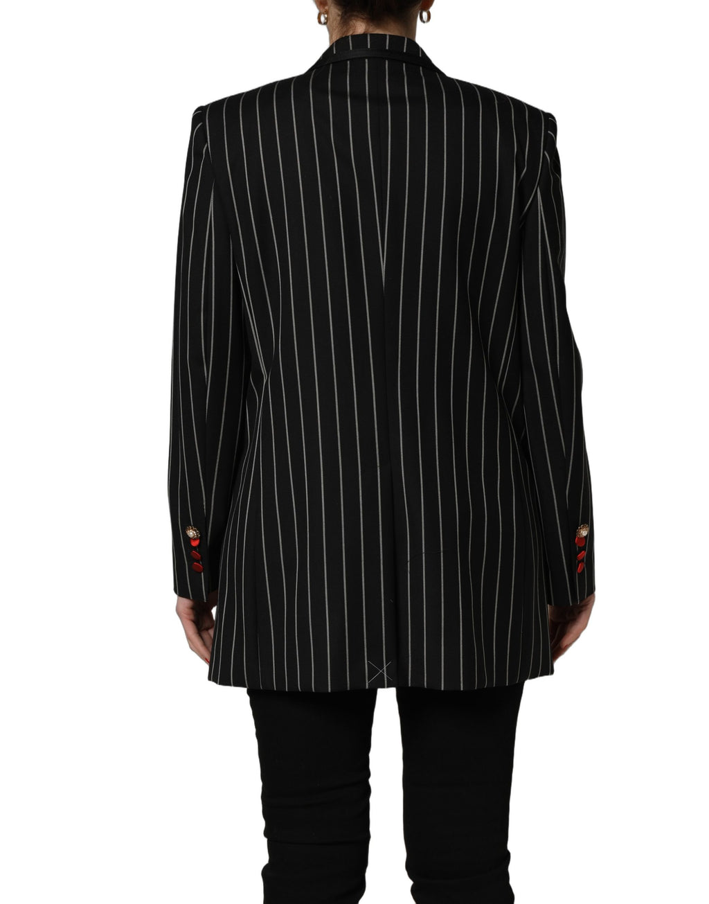 Dolce & Gabbana Black Coat for Women side view