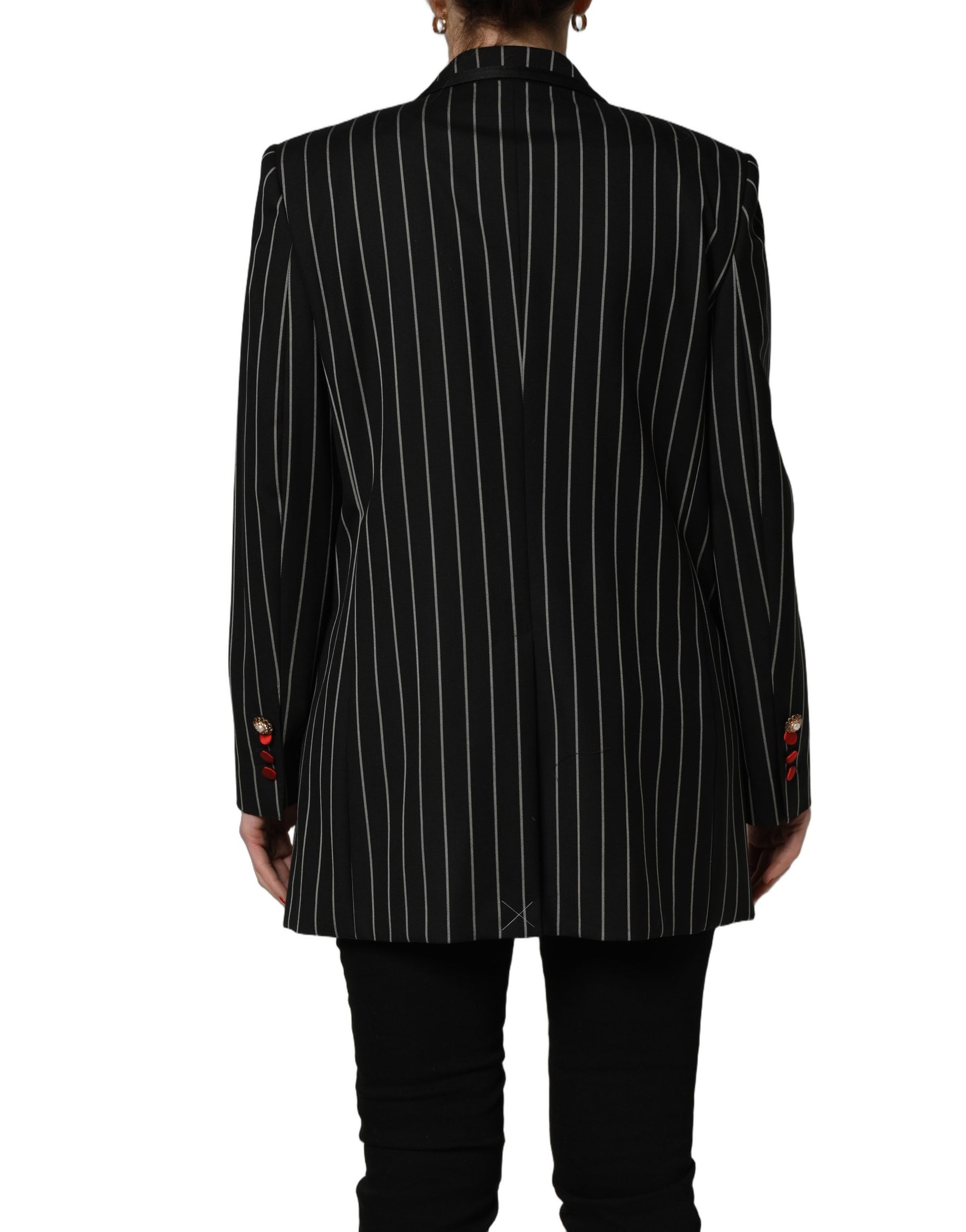 Dolce & Gabbana Black Coat for Women side view