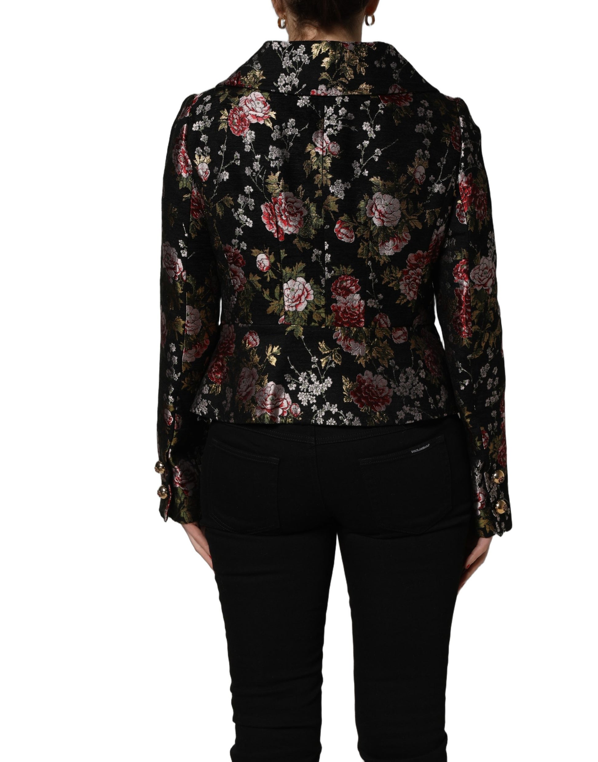 Dolce & Gabbana Multicolor Coat for Women side view