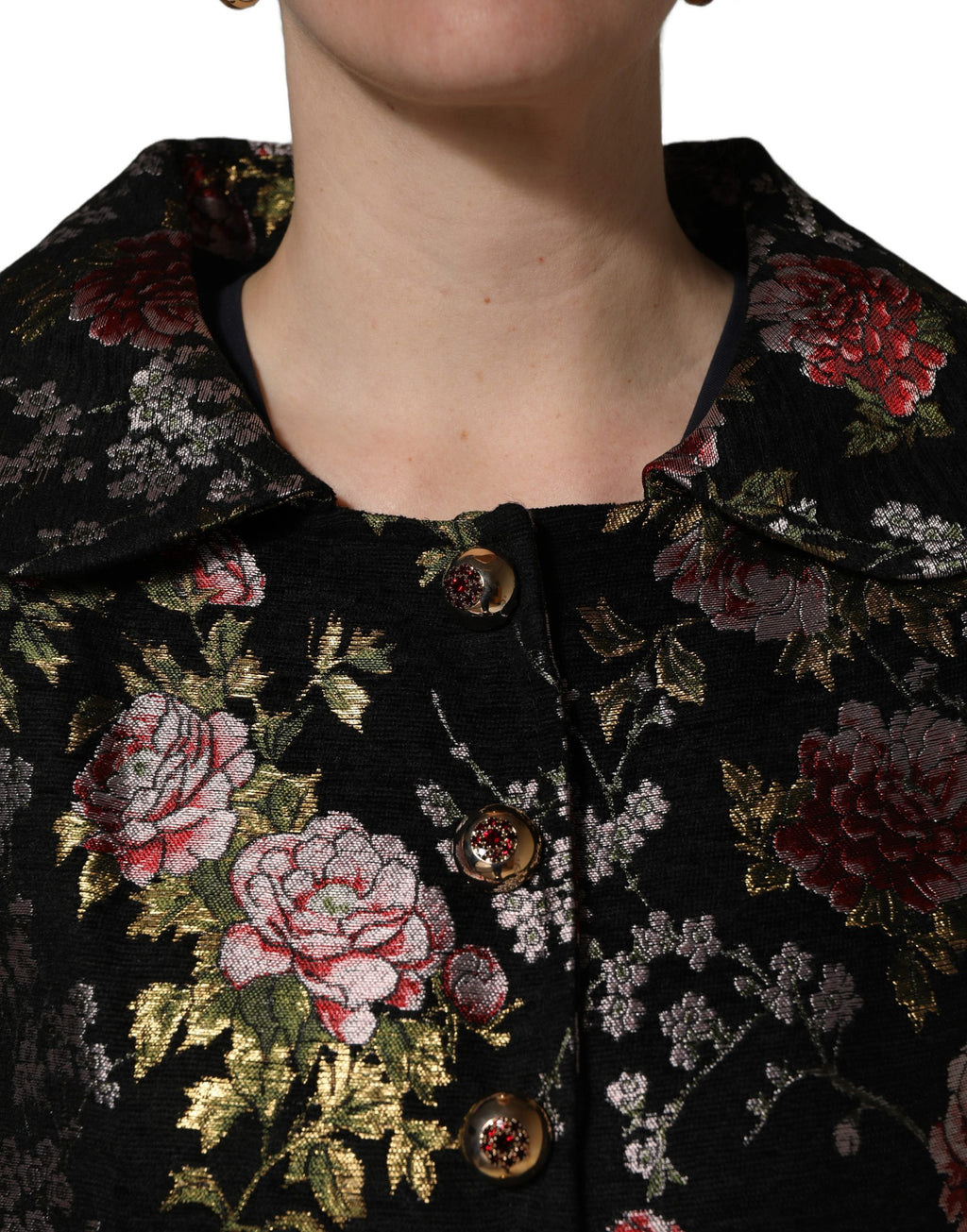 Dolce & Gabbana Multicolor Coat for Women additional view