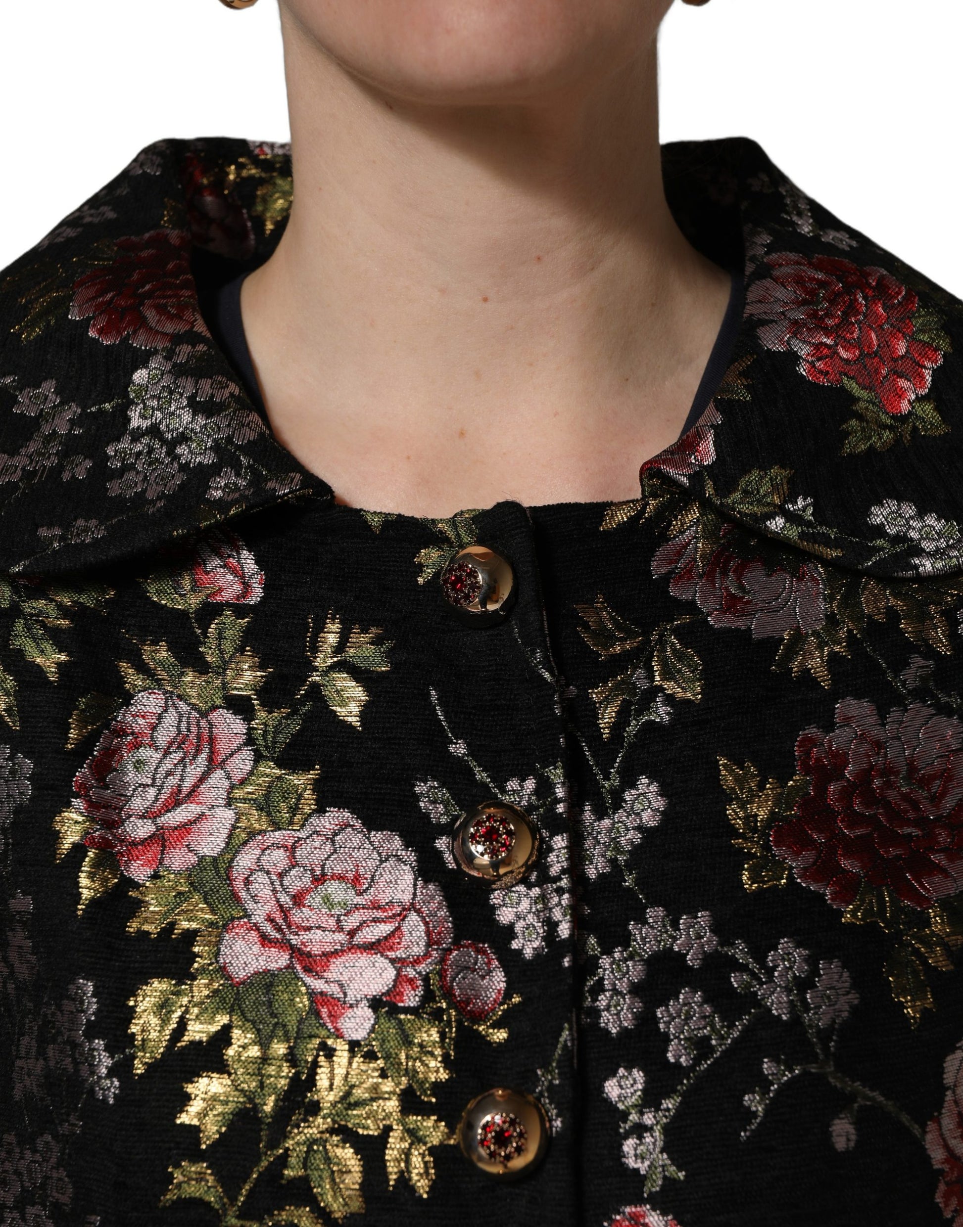 Dolce & Gabbana Multicolor Coat for Women additional view