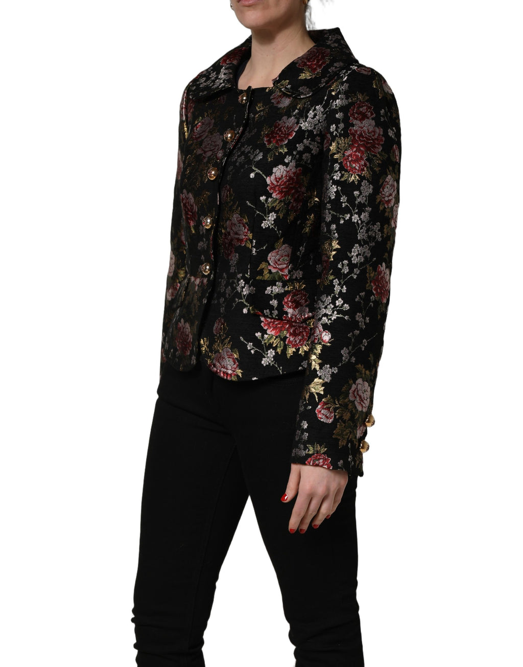 Dolce & Gabbana Multicolor Coat for Women detail view