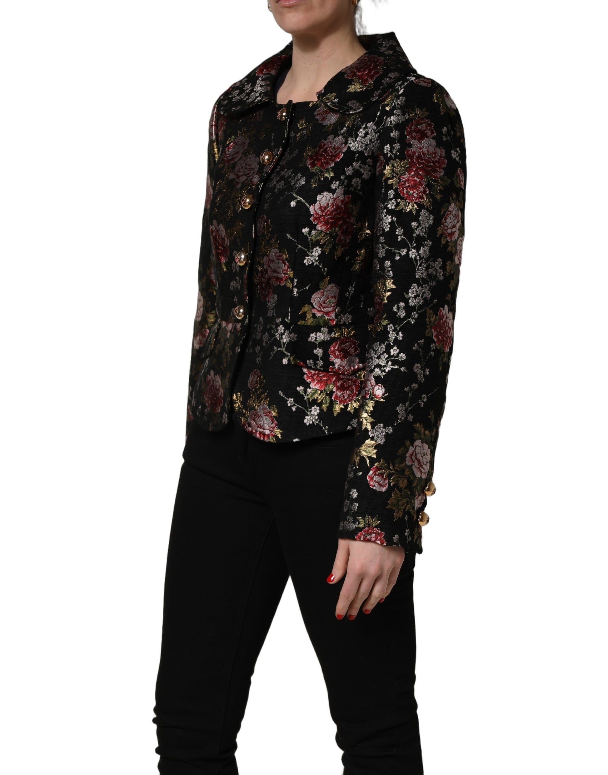 Dolce & Gabbana Multicolor Coat for Women detail view