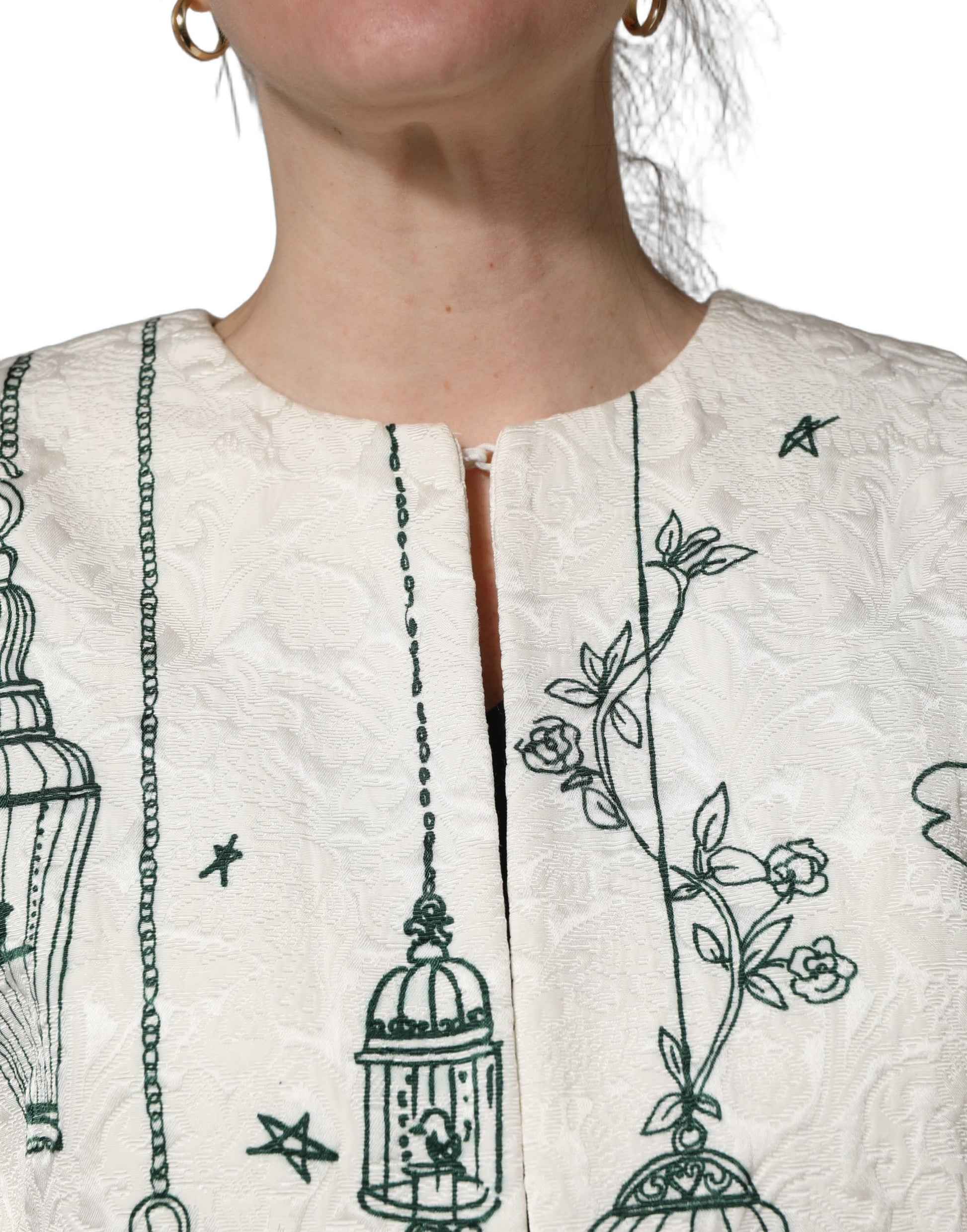 Dolce & Gabbana White Trench Coats for Women additional view