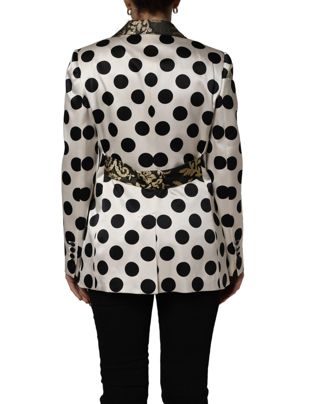 Dolce & Gabbana White Coat for Women side view