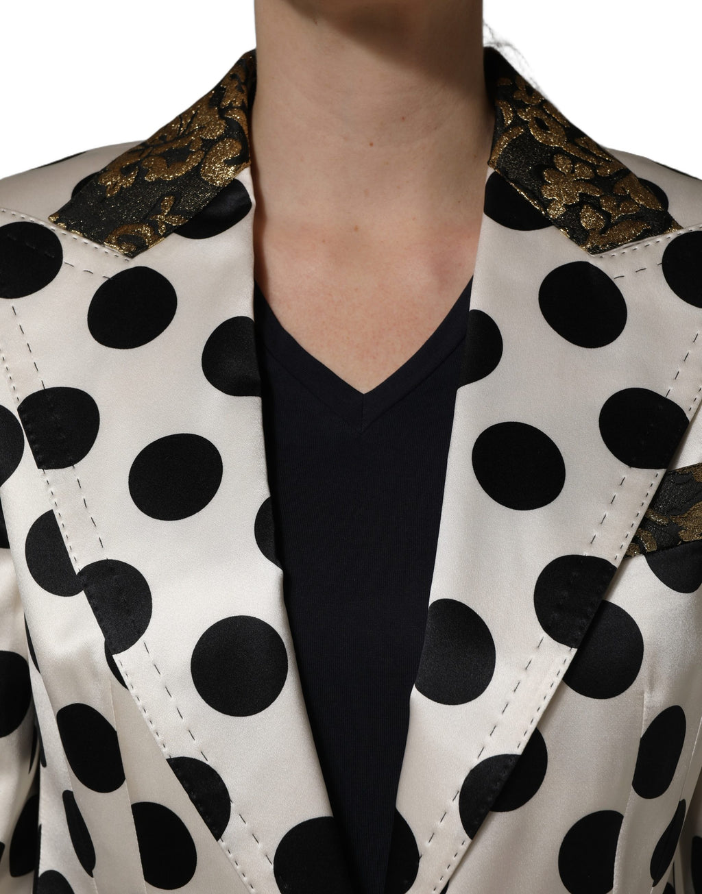 Dolce & Gabbana White Coat for Women additional view