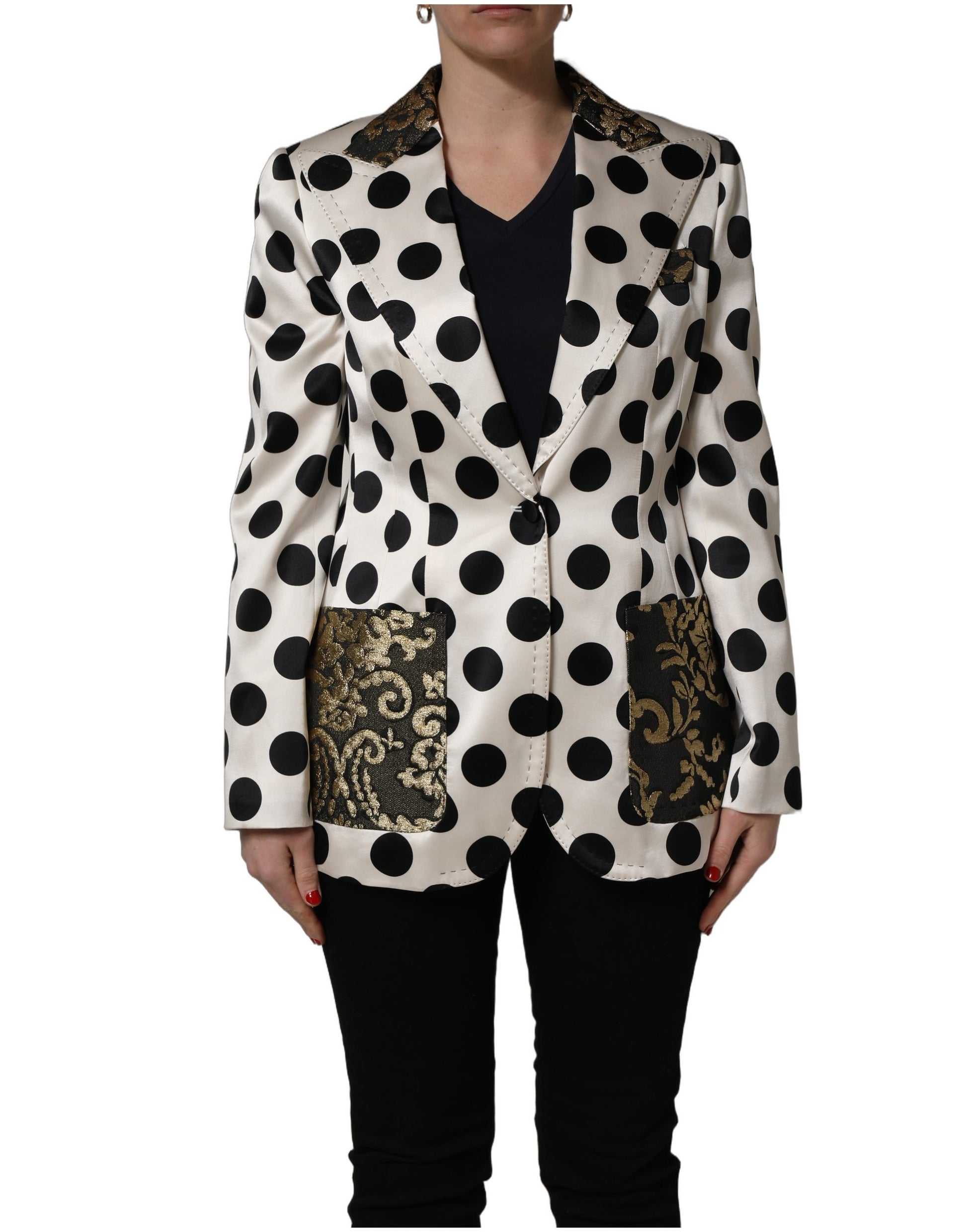 Dolce & Gabbana White Coat for Women
