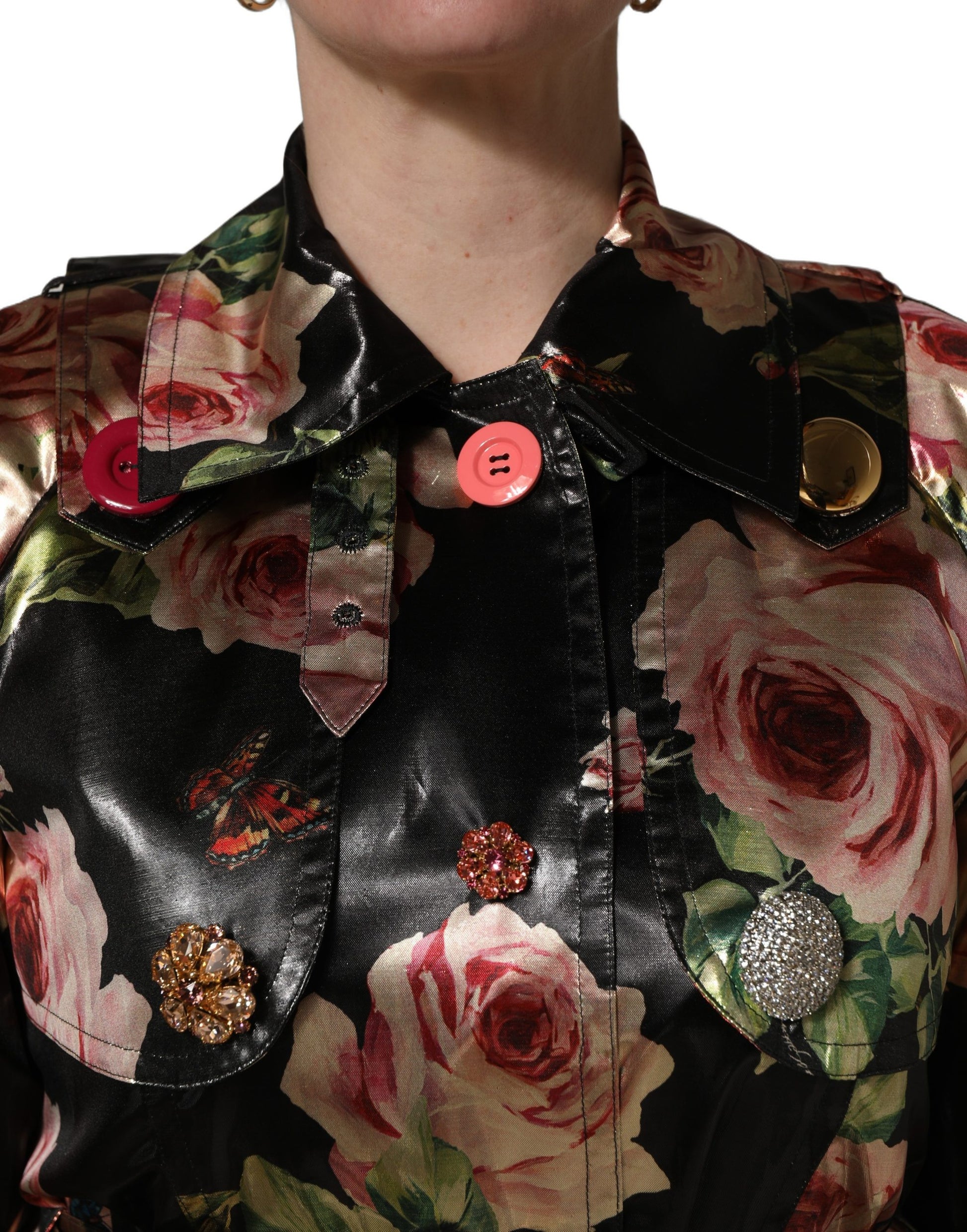 Dolce & Gabbana Black Trench Coats for Women additional view