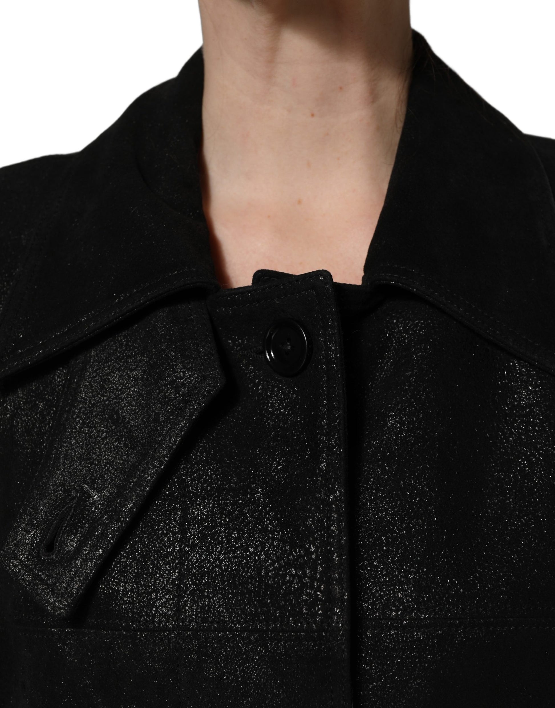 Dolce & Gabbana Black Trench Coats for Women additional view