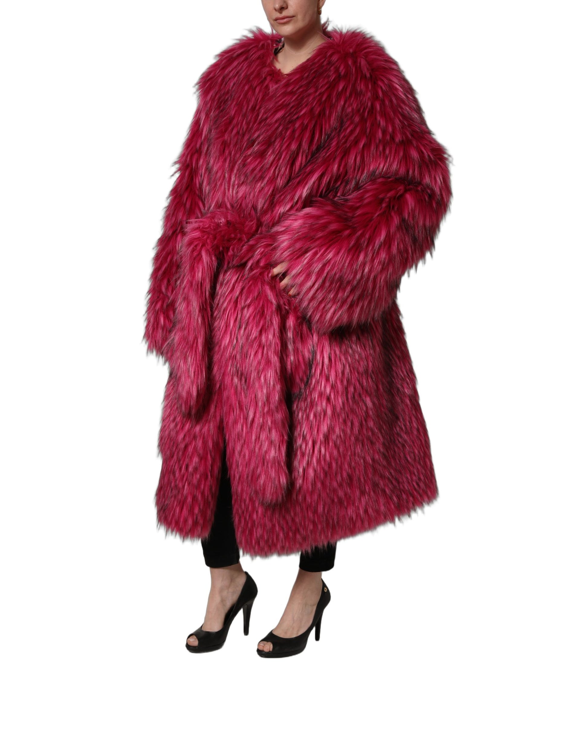 Dolce & Gabbana Pink Trench Coats for Women detail view